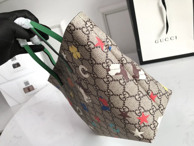 Gucci經典款女包 410812 古馳Gucci親子款小馬牧場童包 Gucci手提包 Gucci購物袋  gqy3580